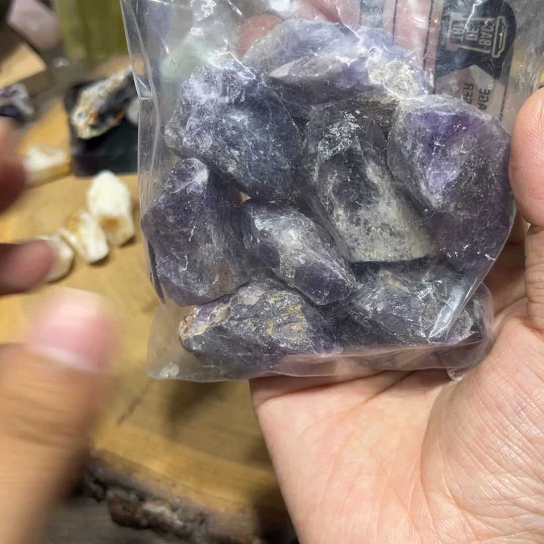 水晶珠宝半成品未镶嵌200克多样性发其一