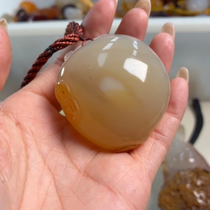 玛瑙/玉髓未镶嵌吊坠(不含链)