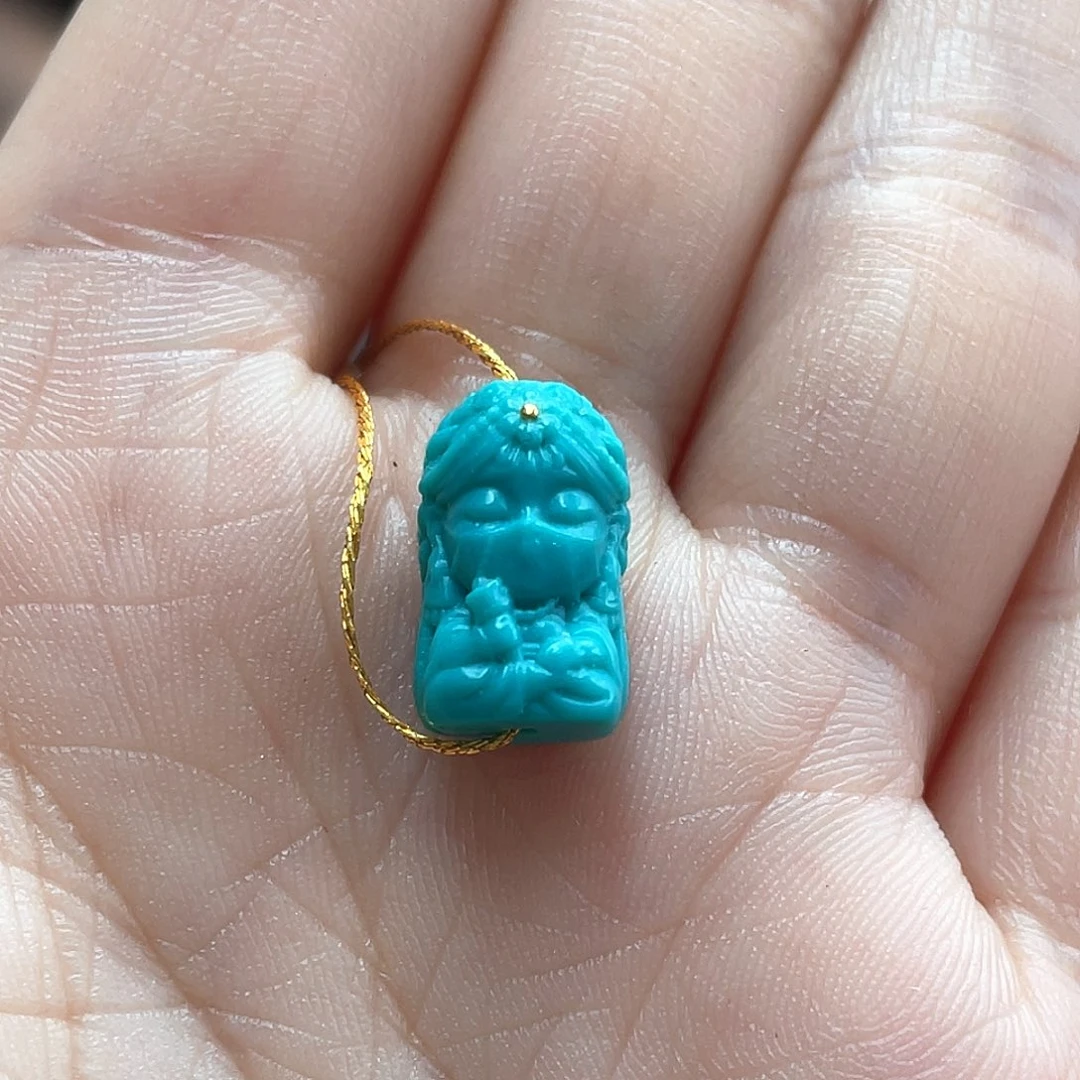 未镶嵌绿松石颈饰