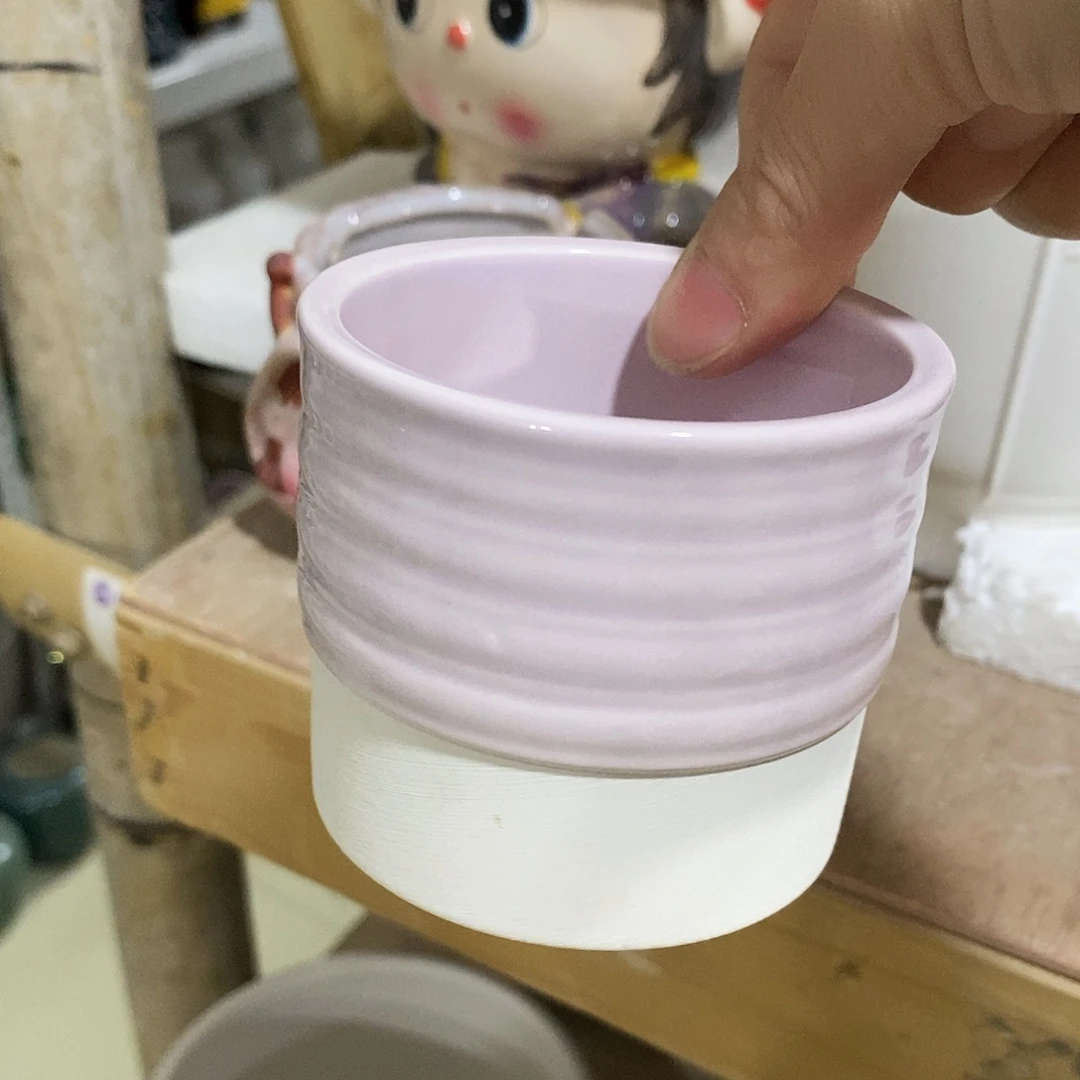 杯子陶盆有孔 瑕疵介意勿拍