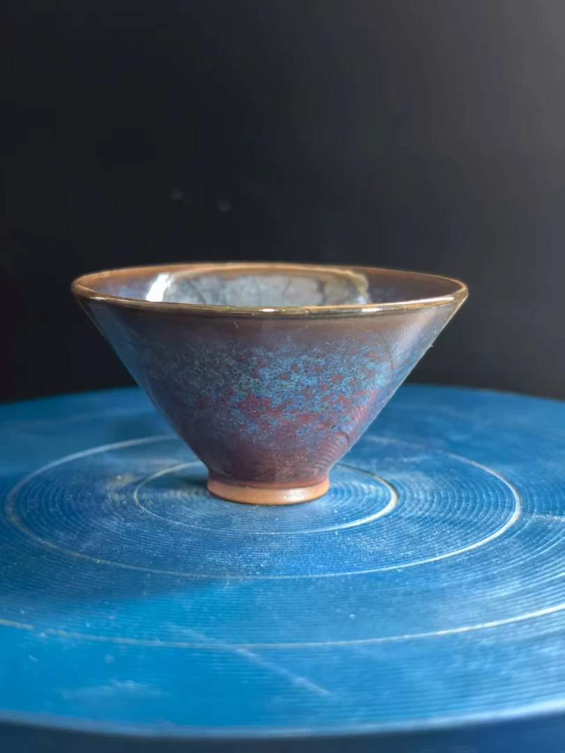 炉钧斗笠杯70CC—神垕镇原产地纯手工钧瓷—直播间同价