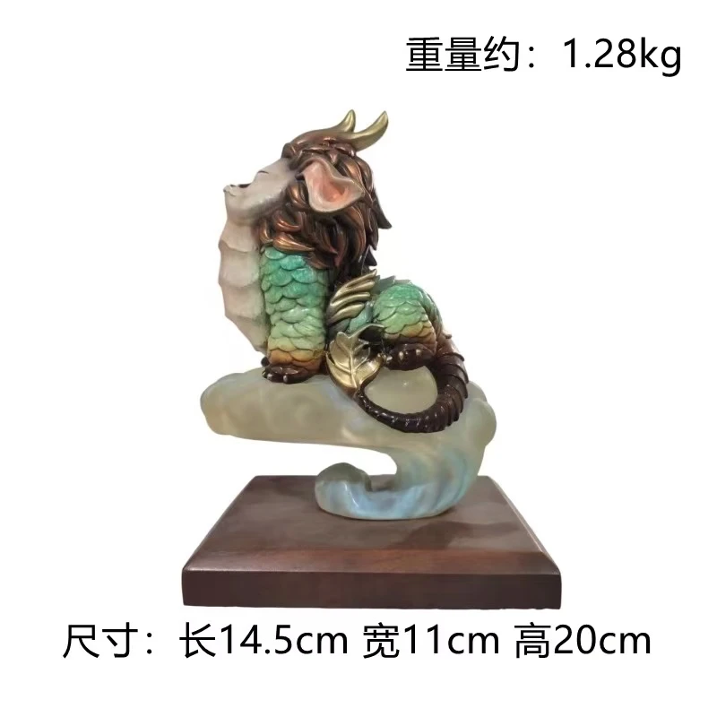 【本尼家】Q44铜雕塑摆件创意家居装饰14.5*11*20cm