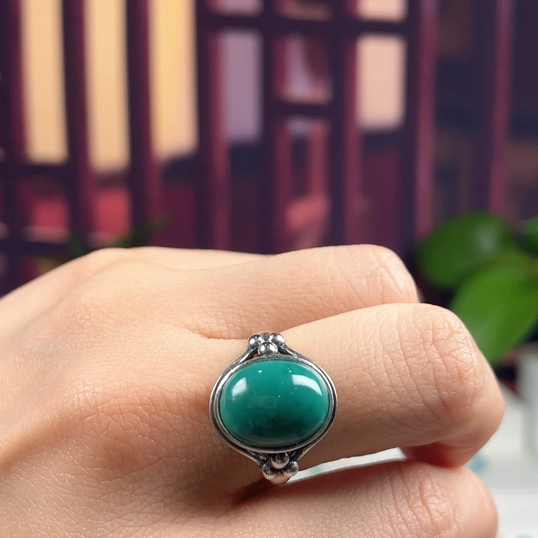 绿松石配饰银S925镶嵌