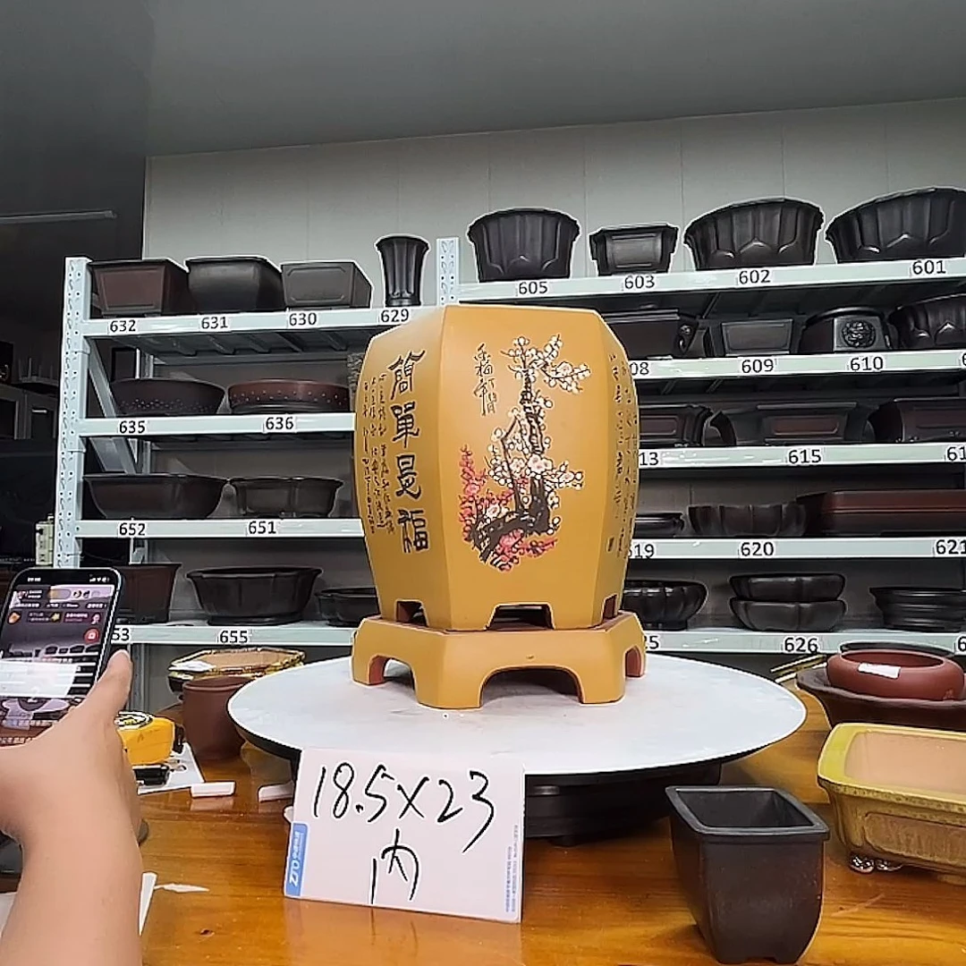 紫砂花盆宜兴紫砂28号