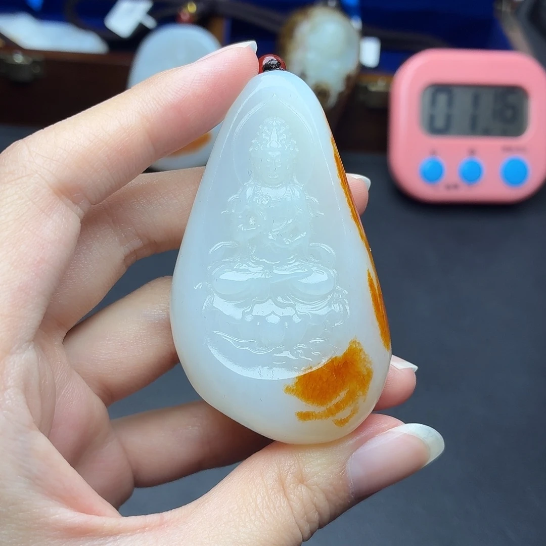 美***满和田玉未镶嵌颈饰N