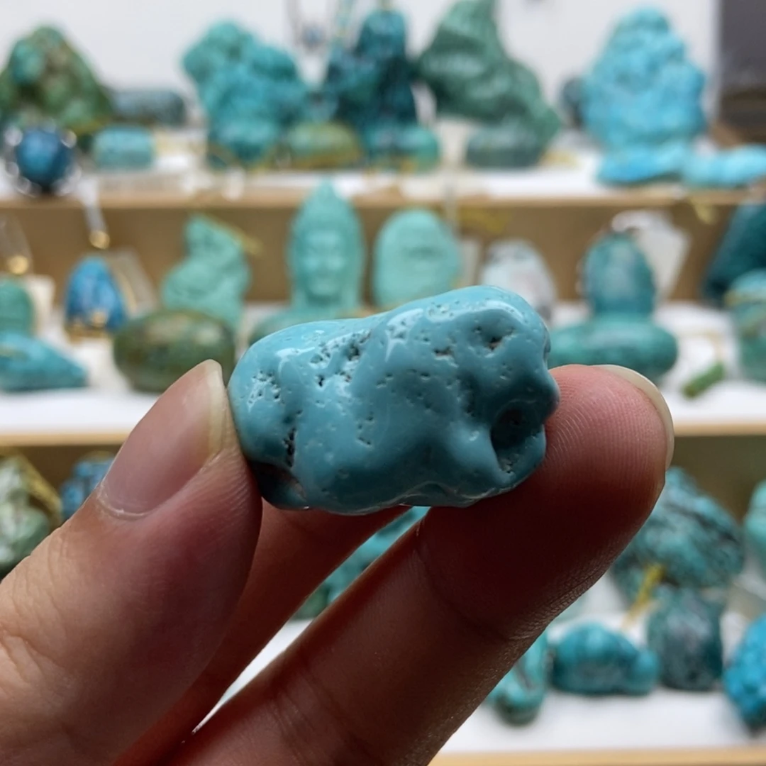 绿松石未镶嵌吊坠(不含链)