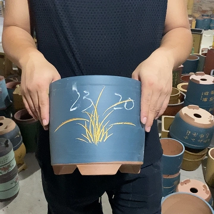 紫砂花盆紫砂花盆