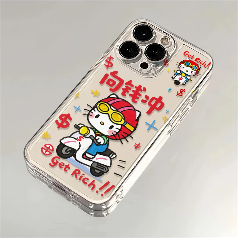 向钱冲KT猫适用iPhone16小米15华为苹果14promax手机壳12太空壳MT