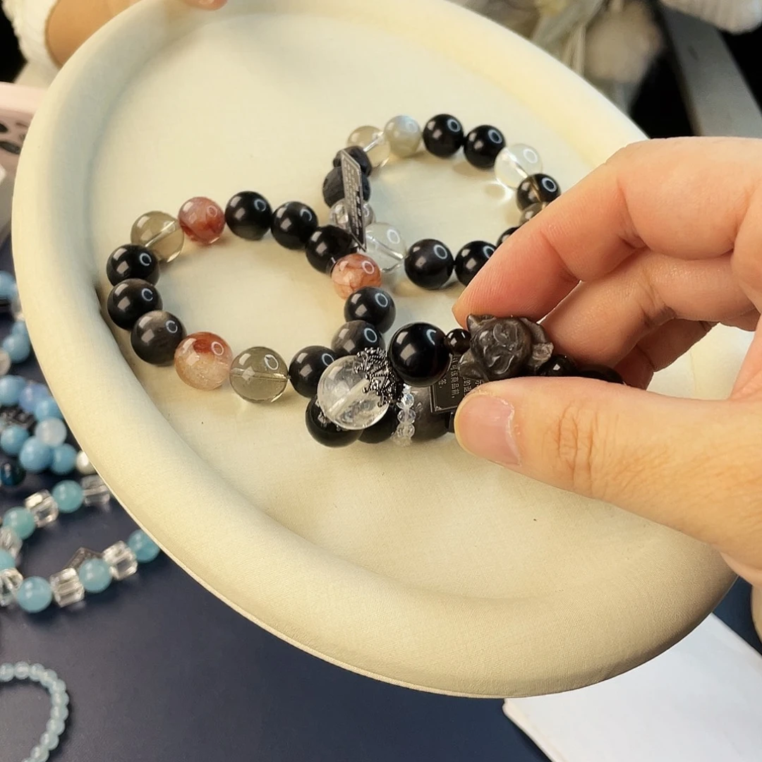 手链银S925镶嵌水晶