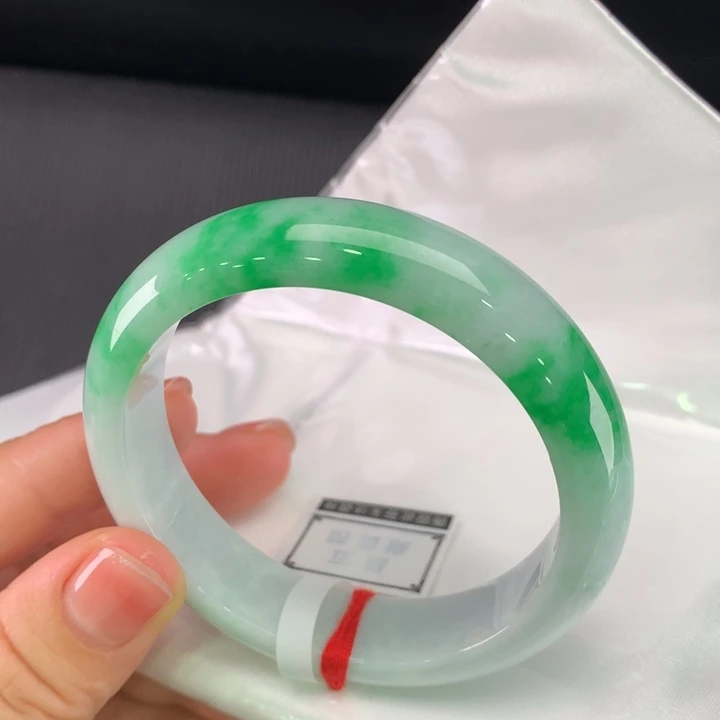 未镶嵌手镯翡翠正圈54.5