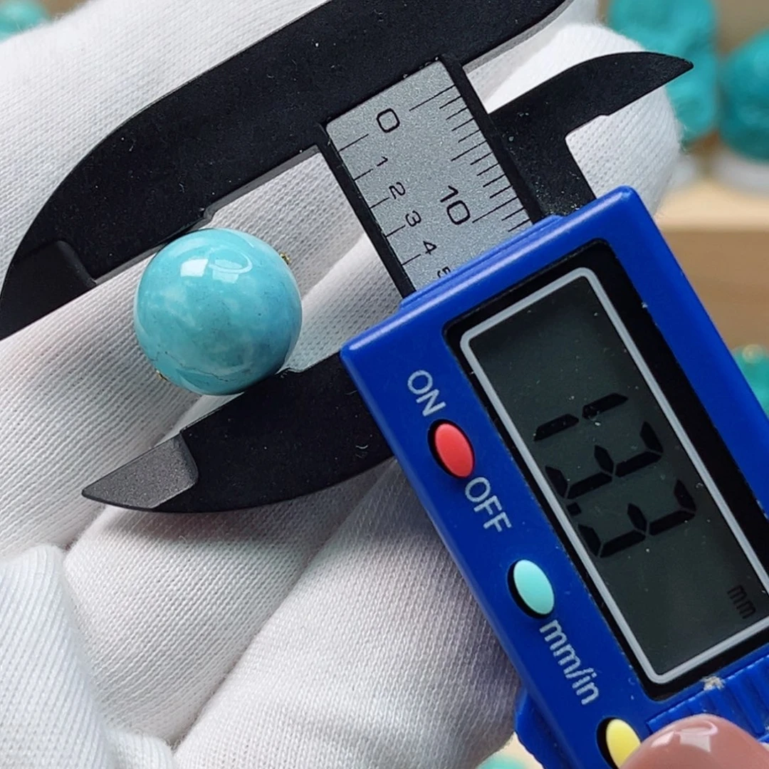 绿松石未镶嵌圆珠