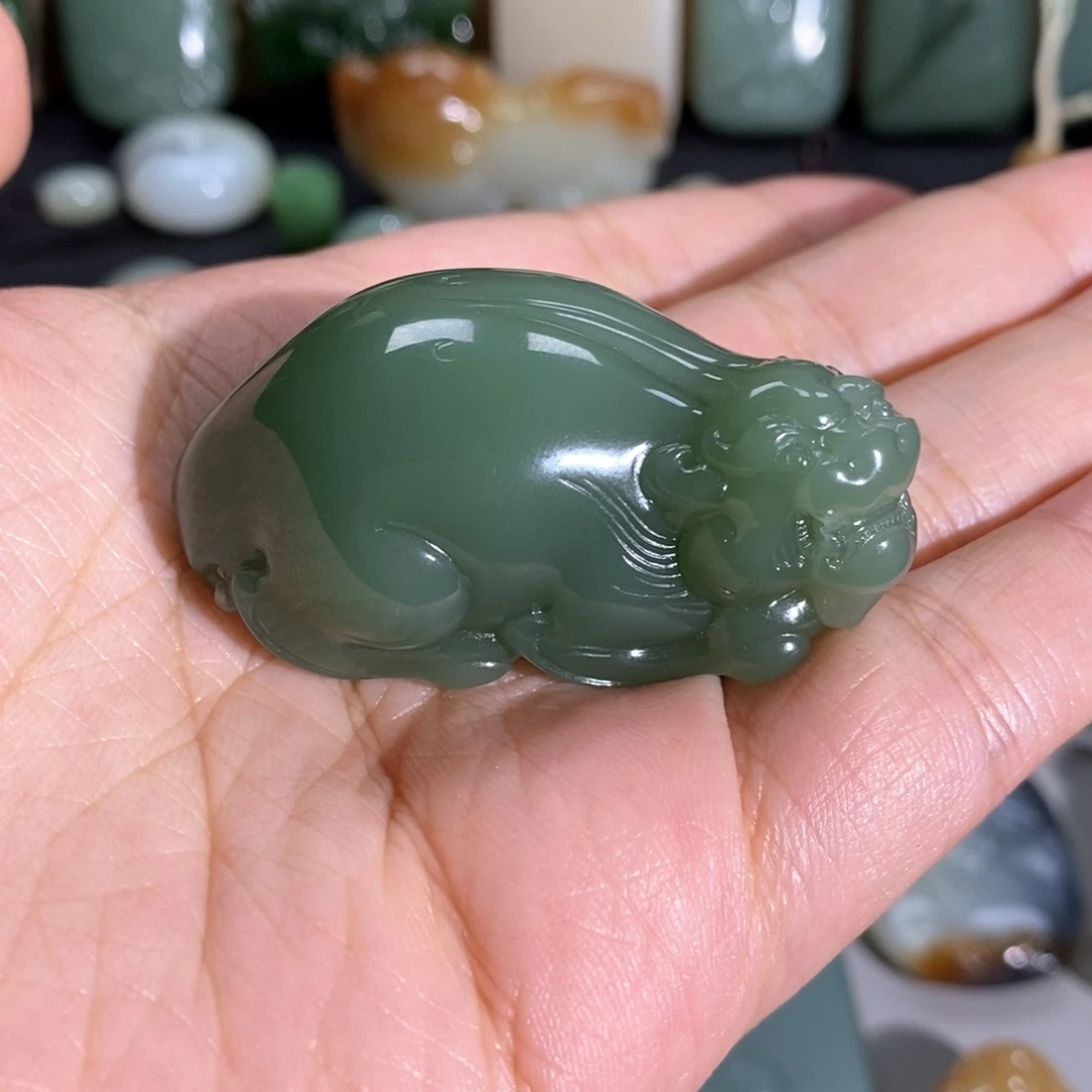 *****和田玉未镶嵌挂件