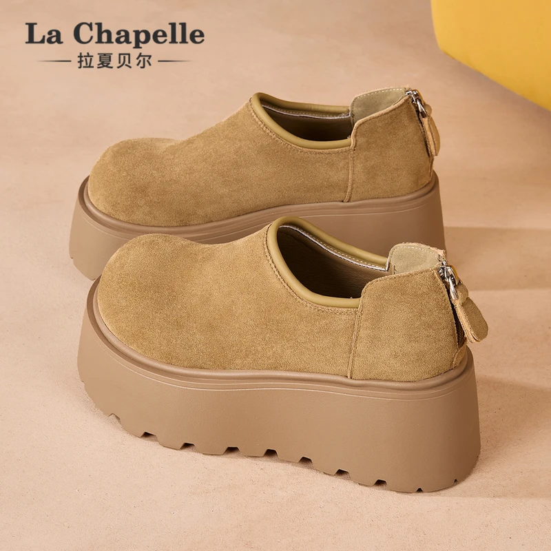 拉夏贝尔2025新款勃肯鞋女款平底韩版休闲女时尚百搭小众网红爆款