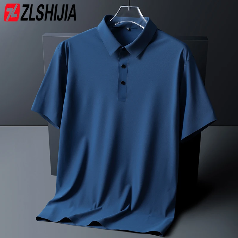 Z·L·SHIJIA/战狼世家2025夏季薄款短袖男商务翻领舒适透气POLO衫