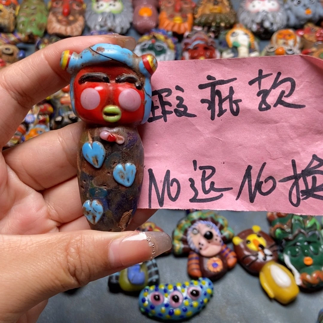 琉璃颈饰印度尼西亚微瑕no退换