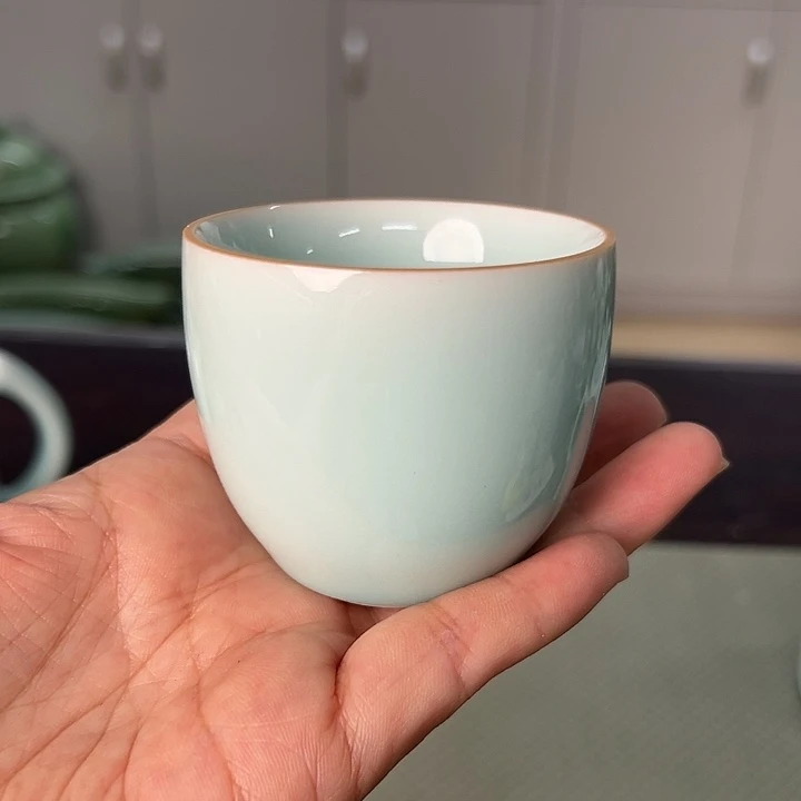 龙泉云间青瓷小米茶器