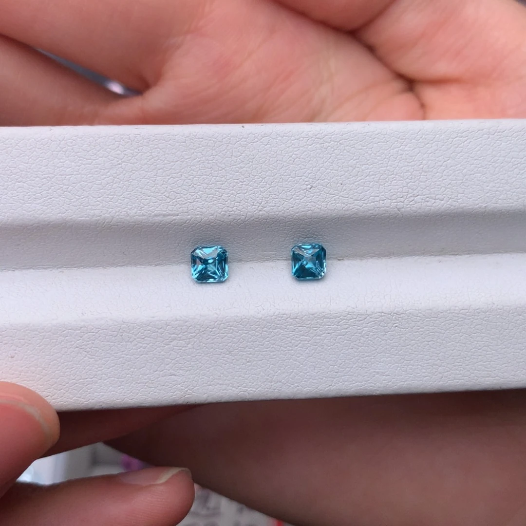 未镶嵌天然锆石裸石方5