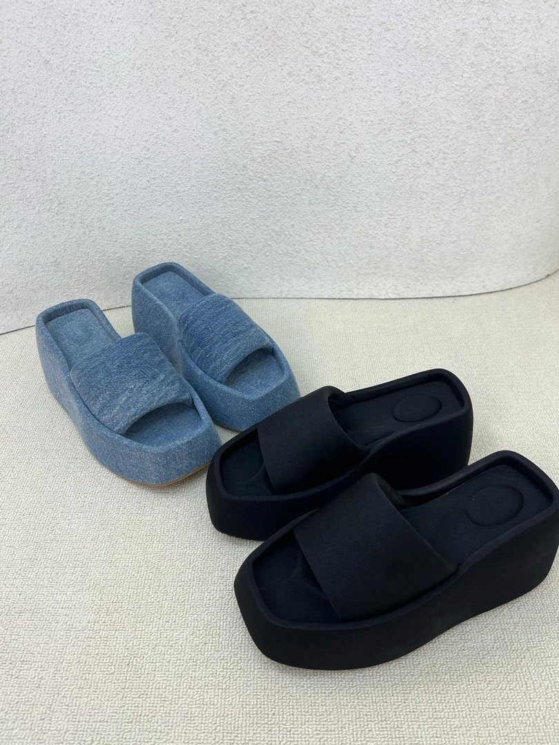 7loio-夏季黑色厚底增高显瘦一字拖鞋百搭时尚