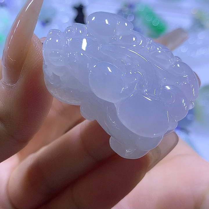 翡翠未镶嵌颈饰天然翡翠A货吊坠