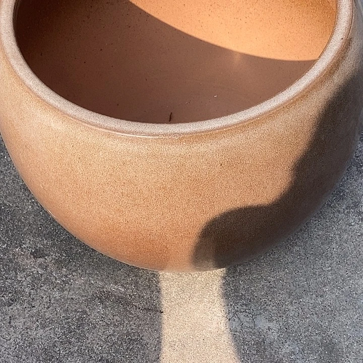 花盆紫砂口28.5高度25.5瑕疵处理外贸