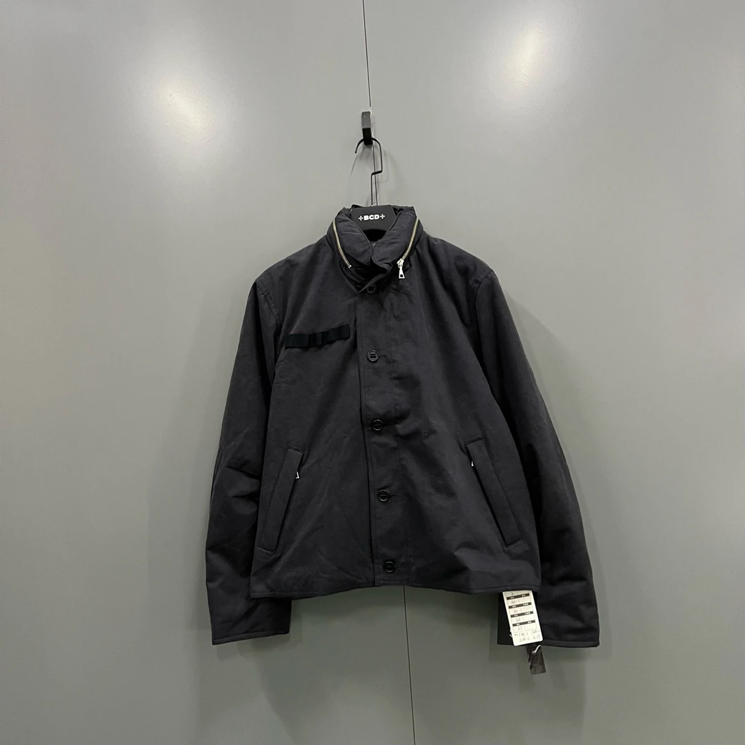 未使用 maje jp916 010040 JOHN 黑色水洗外套