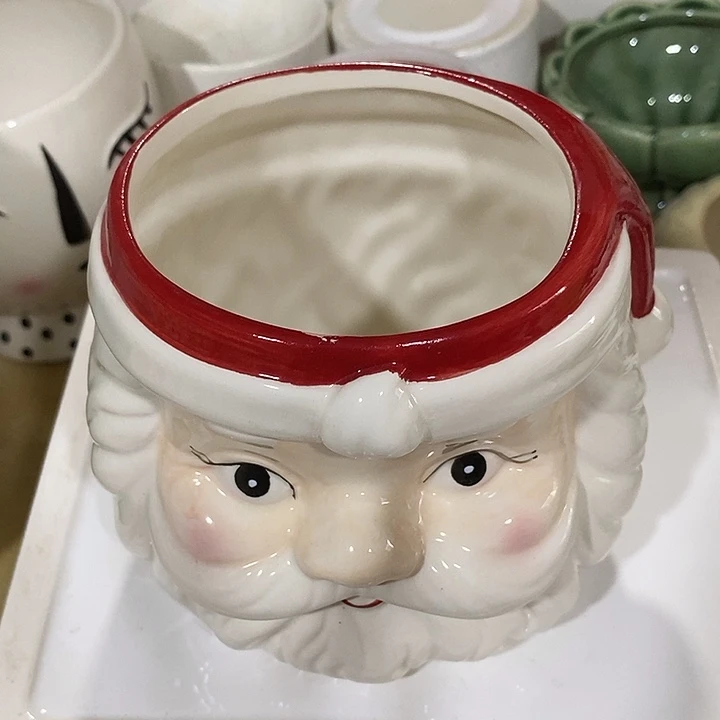 摆件陶盆有孔 瑕疵介意勿拍