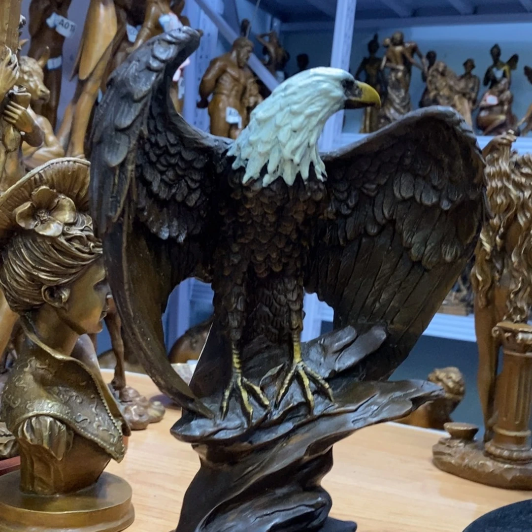 新***唤黄铜材质，精品老鹰