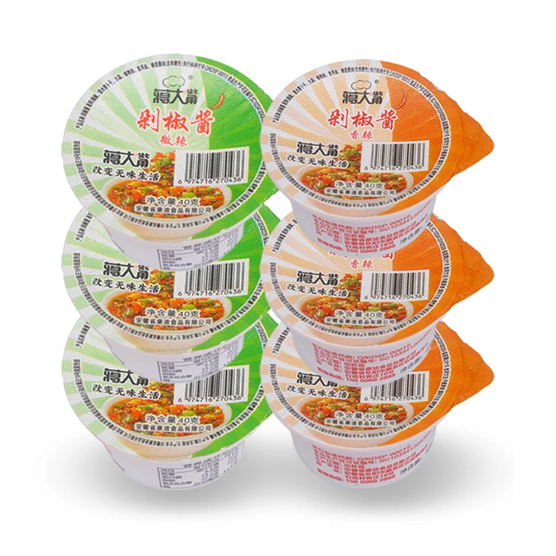 蒋大嘴蒜蓉剁椒酱便携装下饭开盖夹馍拌饭拌面酱网红鲜辣鲜香新鲜