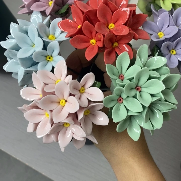 陶瓷陶瓷材料加工4朵