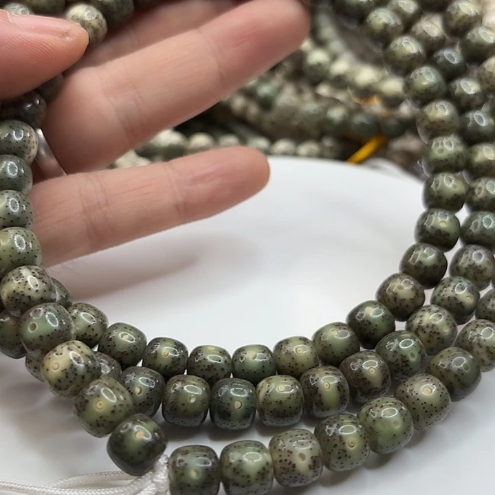 星月菩提吊坠98绿冰一线天闪购30