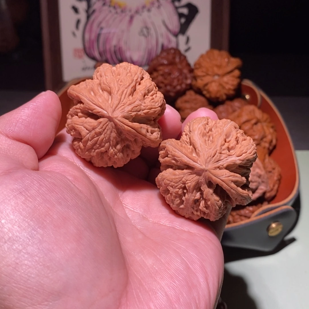 吊坠文玩核桃全品42虎头桩粗筋