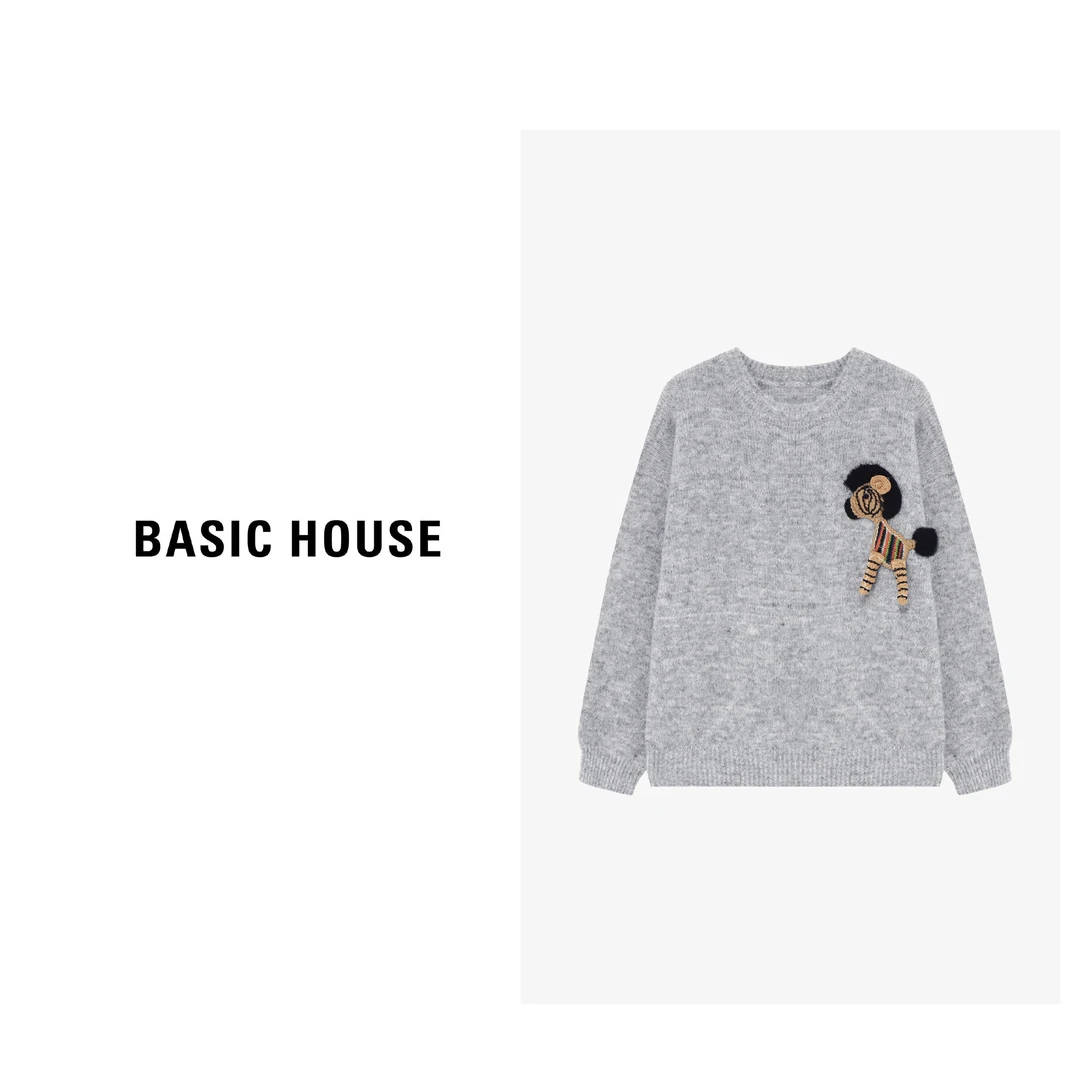 【赵老板专属】Basic House/百家好冬时尚百搭休闲毛衣-B06245A8012