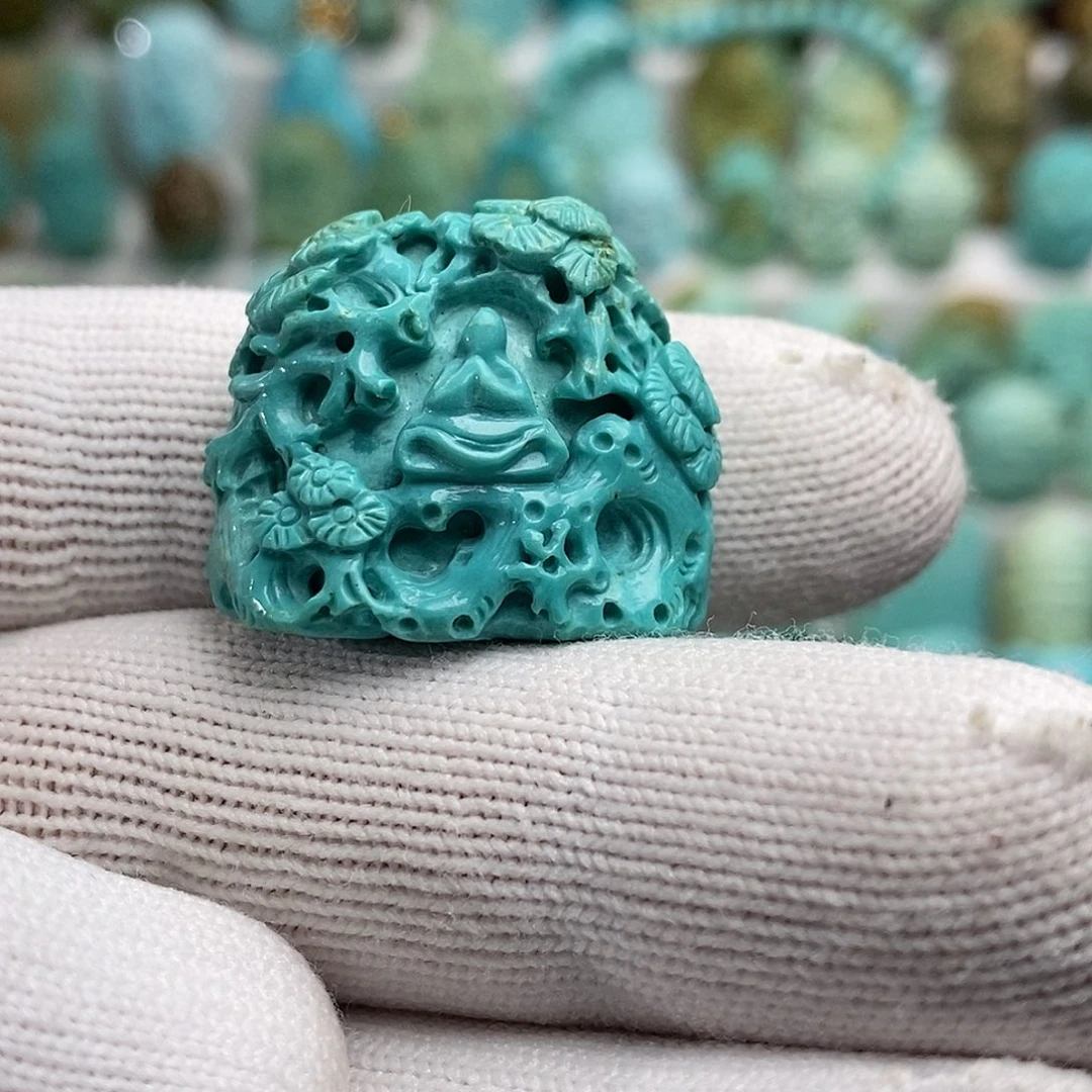 林***北绿松石未镶嵌绿松石