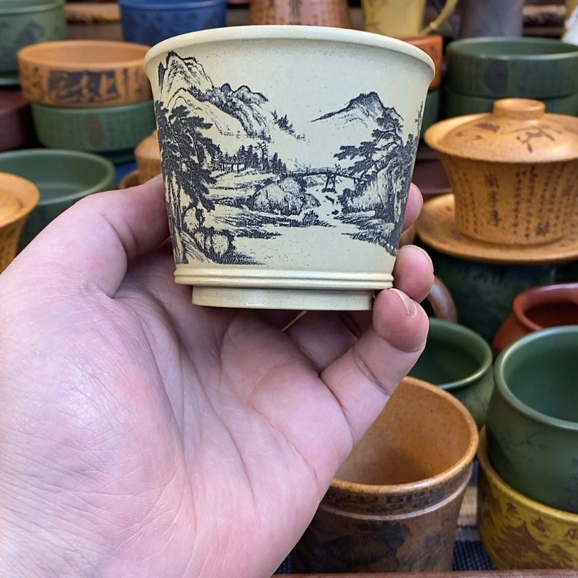 【闪购商品】紫砂杯子宜兴全手工紫砂杯