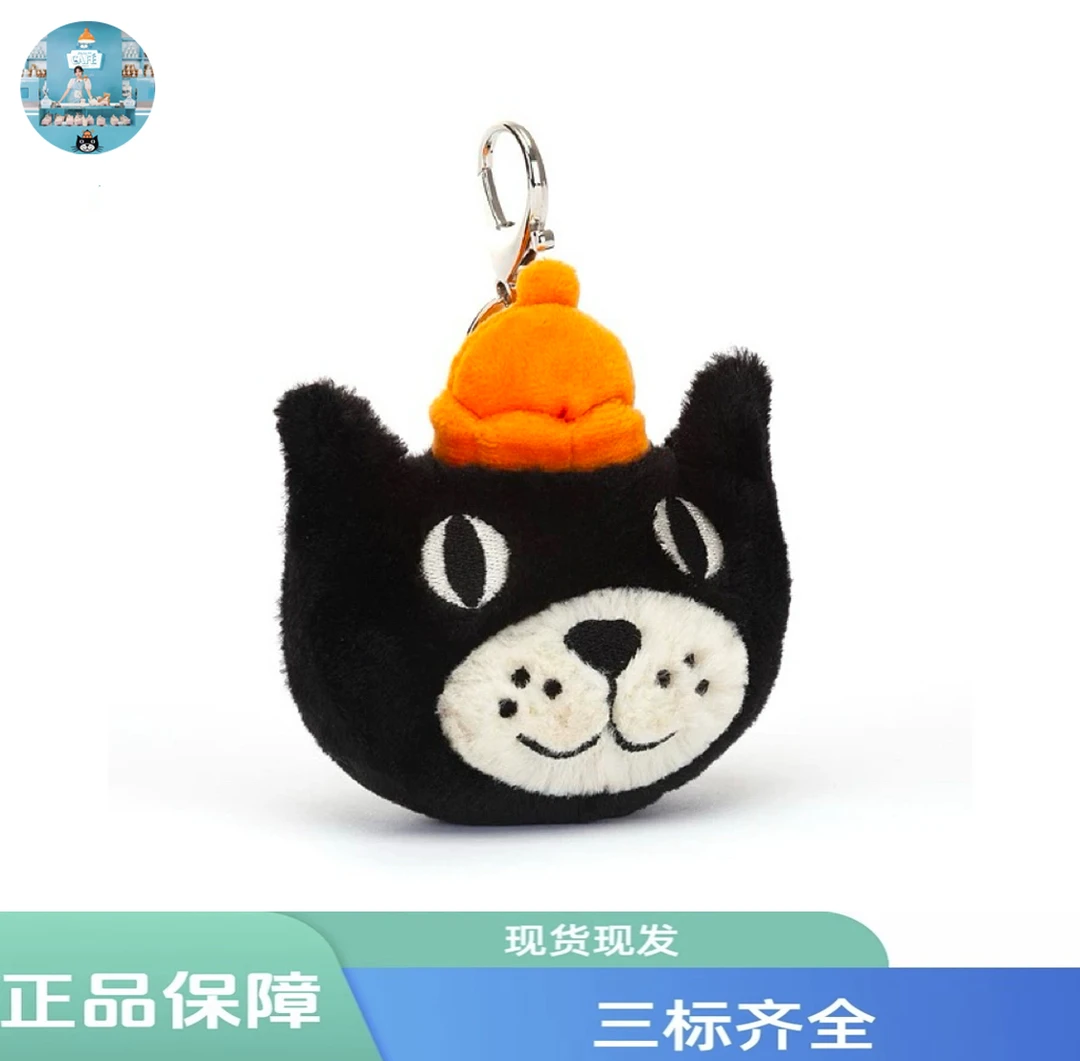吉利黑白猫挂件包包挂饰可爱玩具公仔儿童送礼