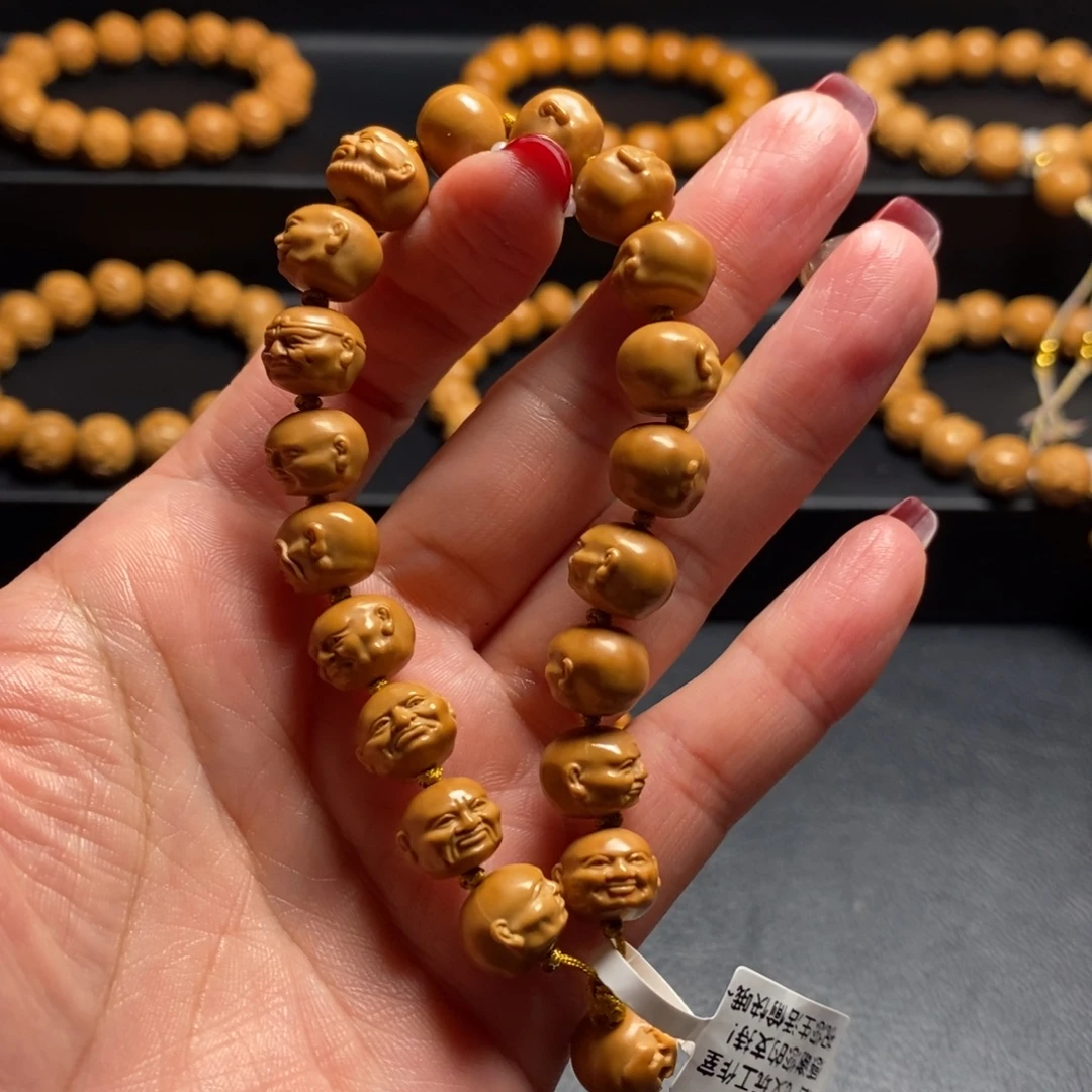 随***@猴头核桃手串小罗汉