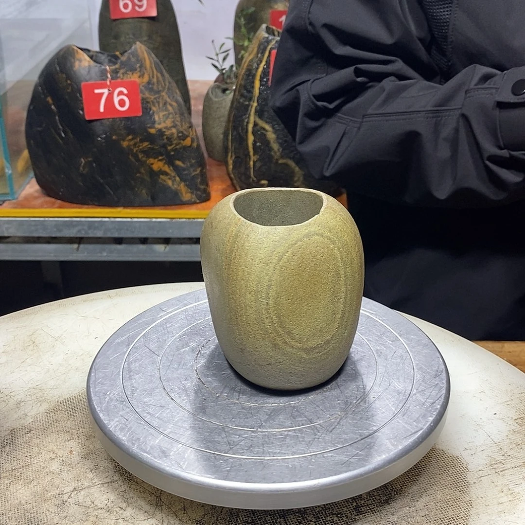 土***豆石头花瓶非常漂亮哦