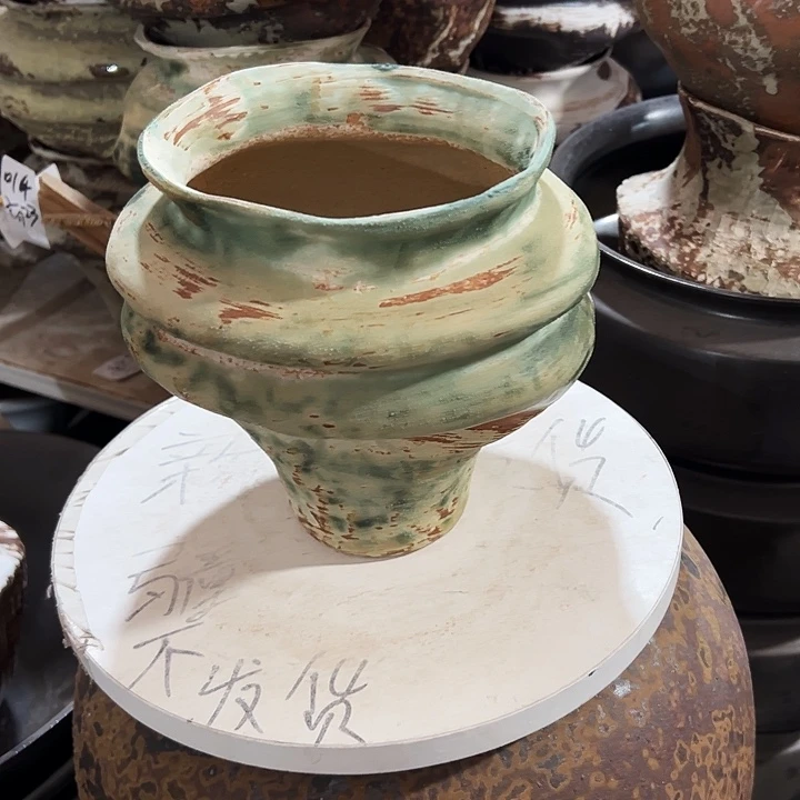 景德镇精品花盆栽口16高20