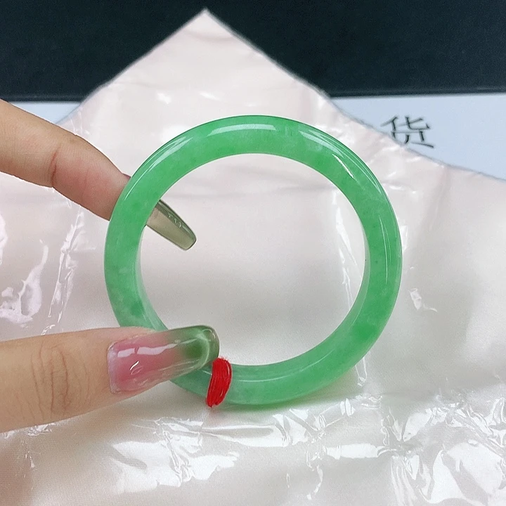 翡翠未镶嵌手镯圈53，14053