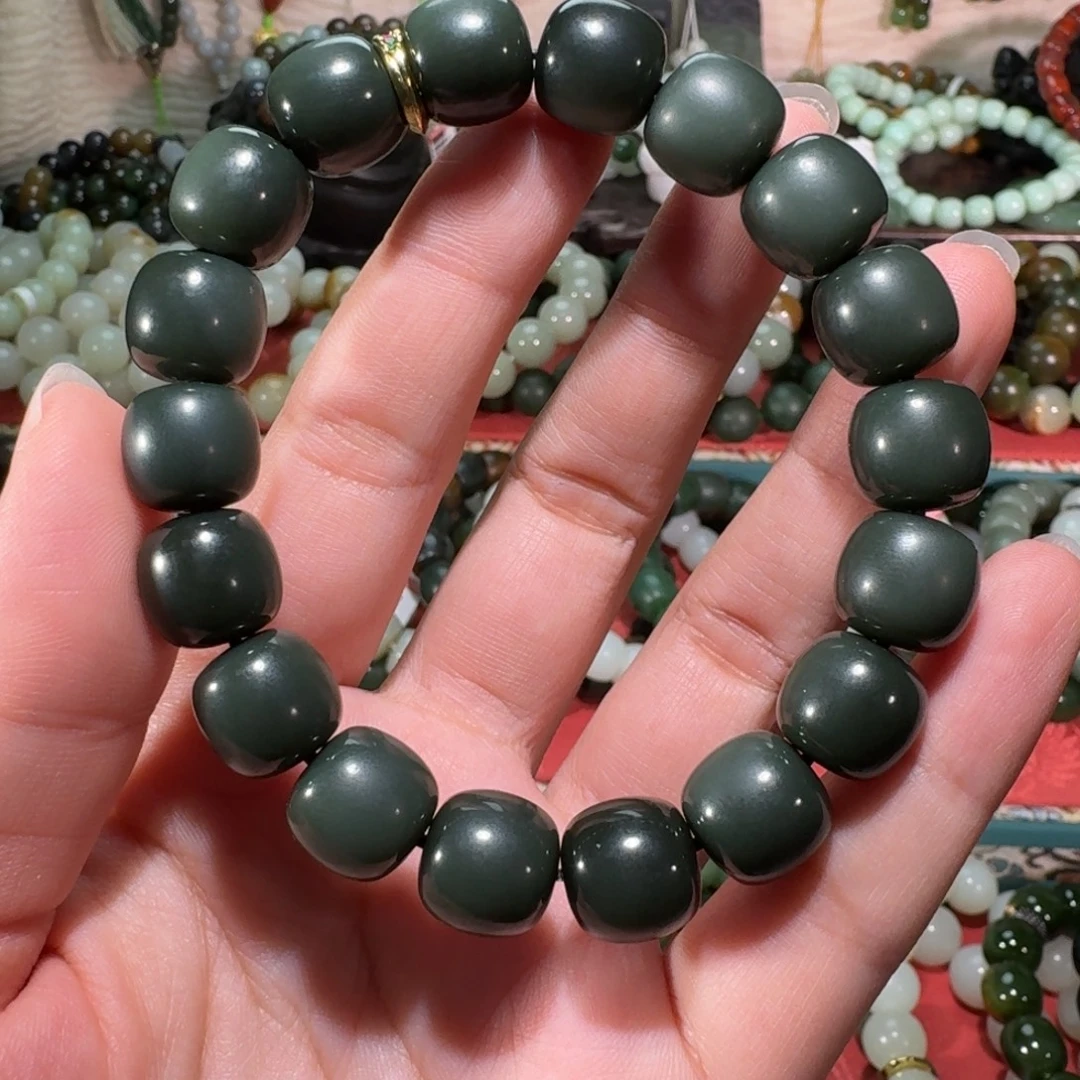 时***间和田玉未镶嵌手链