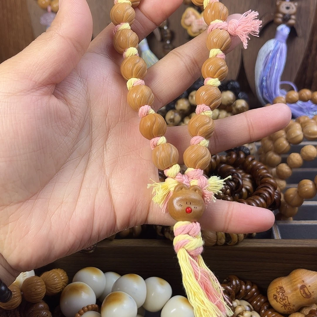 猴头核桃吊坠天然猴头核桃手串手持手捻标题