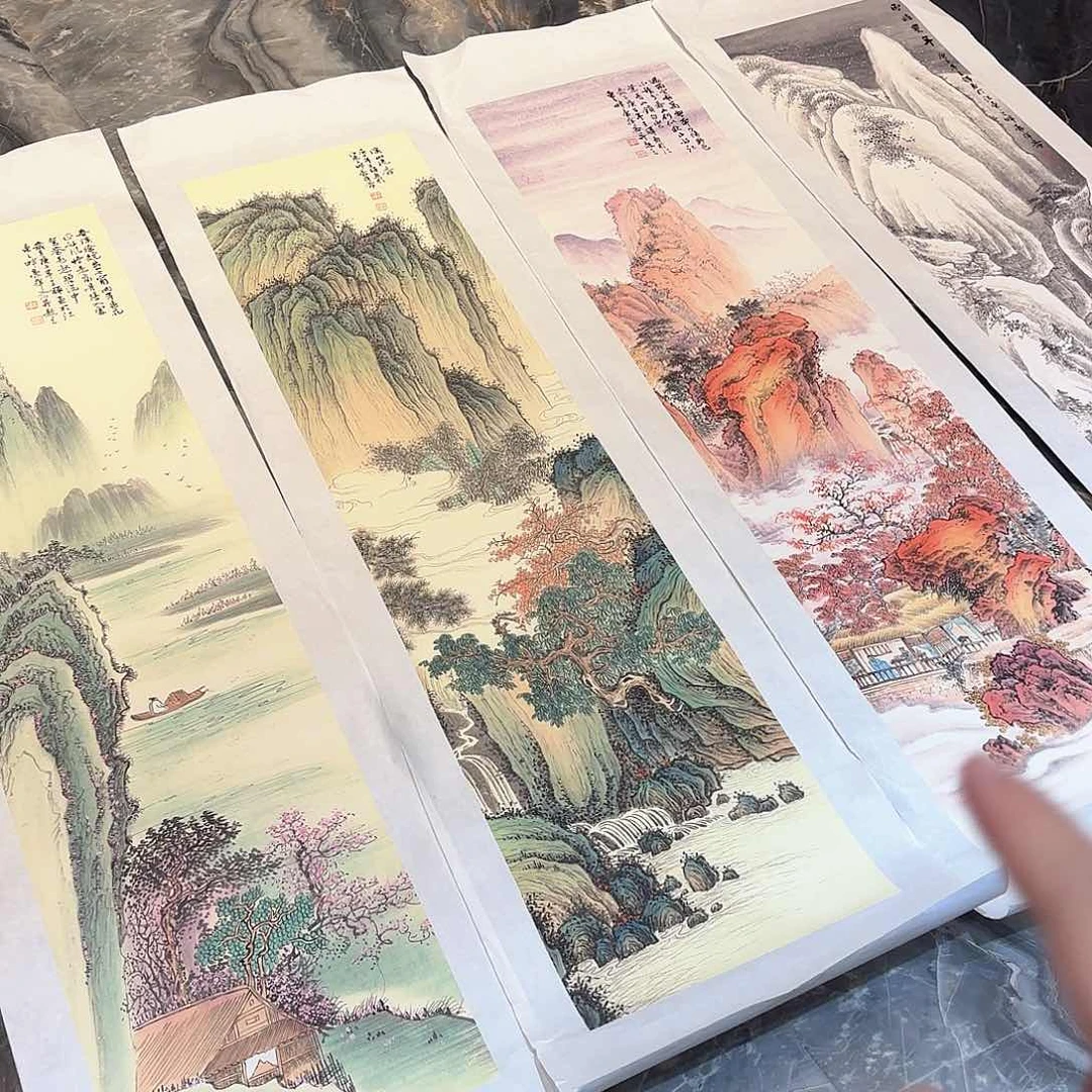 横款精品书画作品