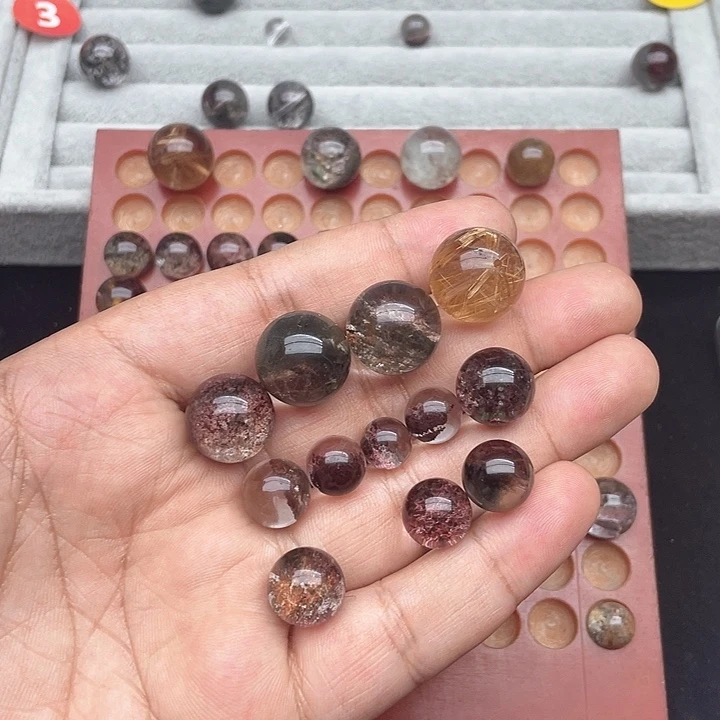 水晶珠子未镶嵌珠子