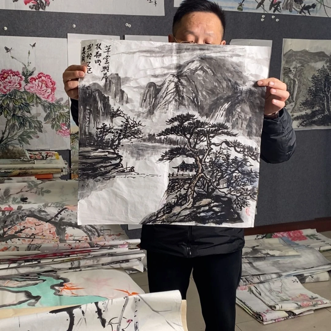 国画手写手绘国画作品3