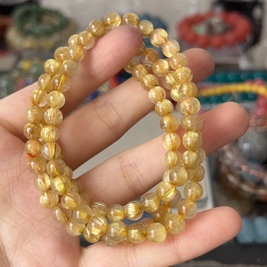 水晶手链未镶嵌矿坑