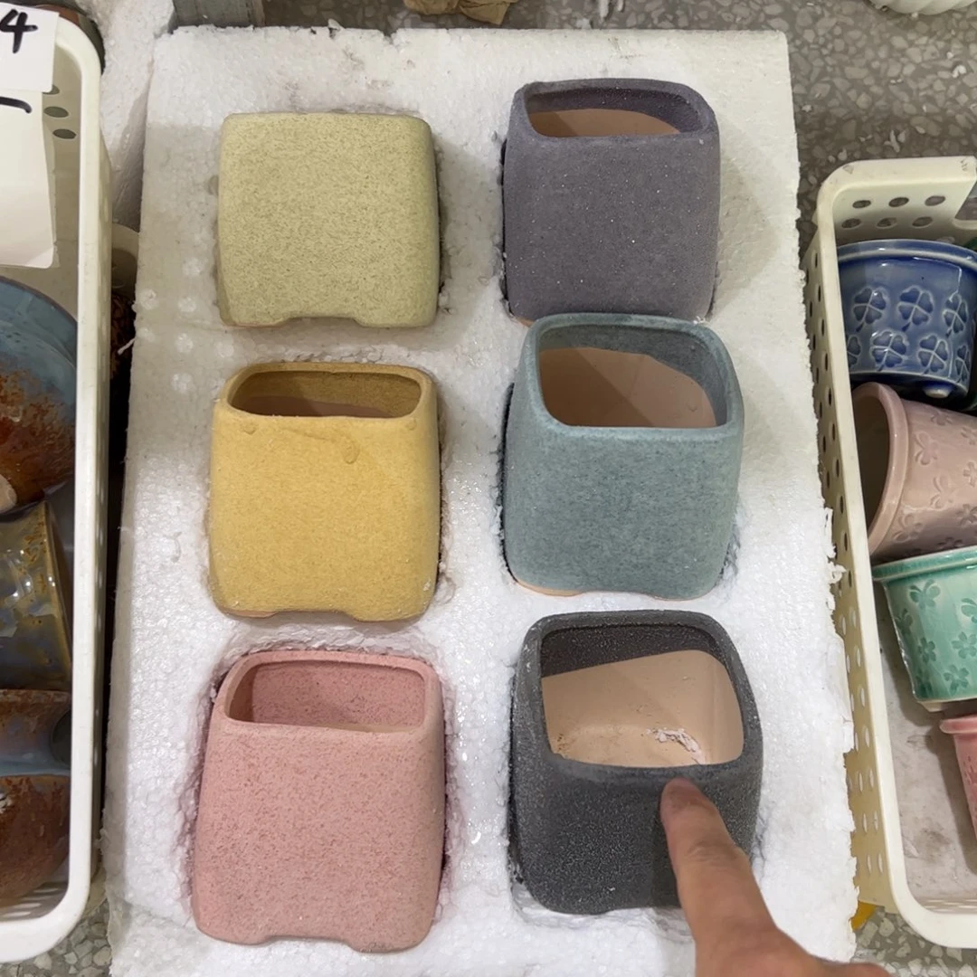 陶瓷陶瓷多肉花盆@@4