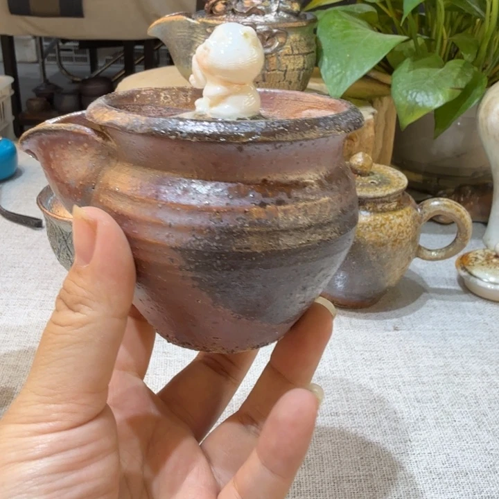 陶盘精品柴烧福利放漏