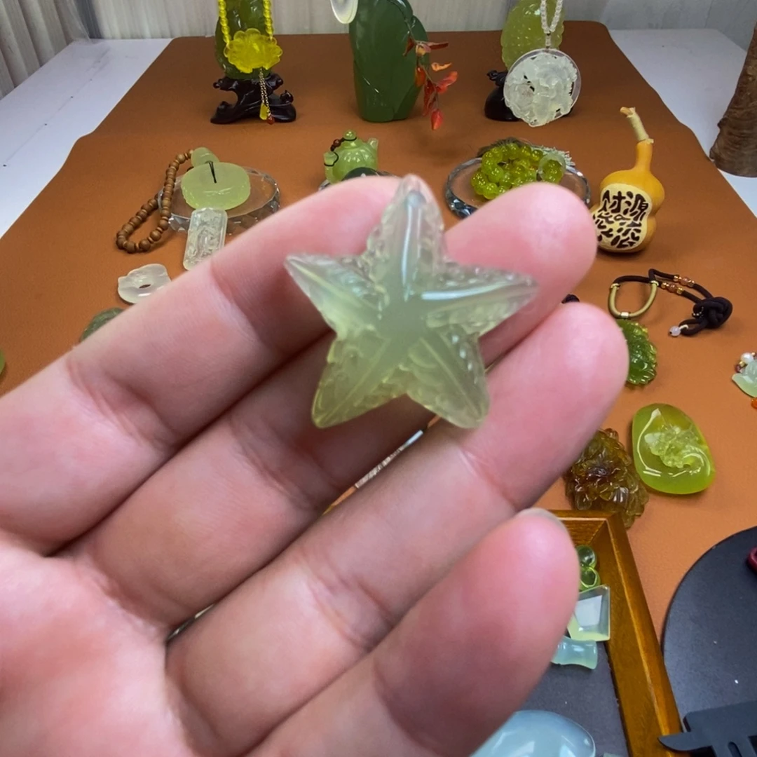 蛇纹石玉合金颈饰