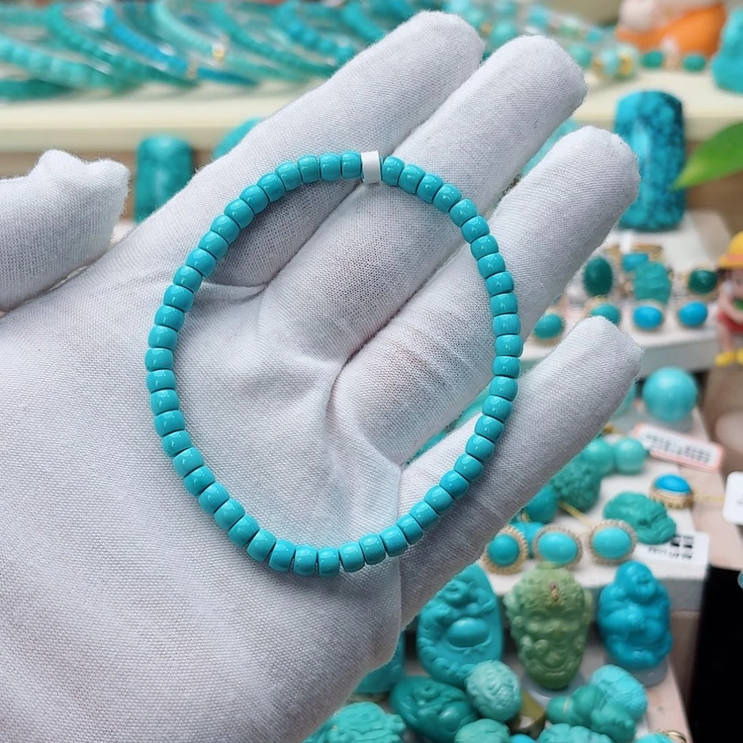 绿松石未镶嵌手链