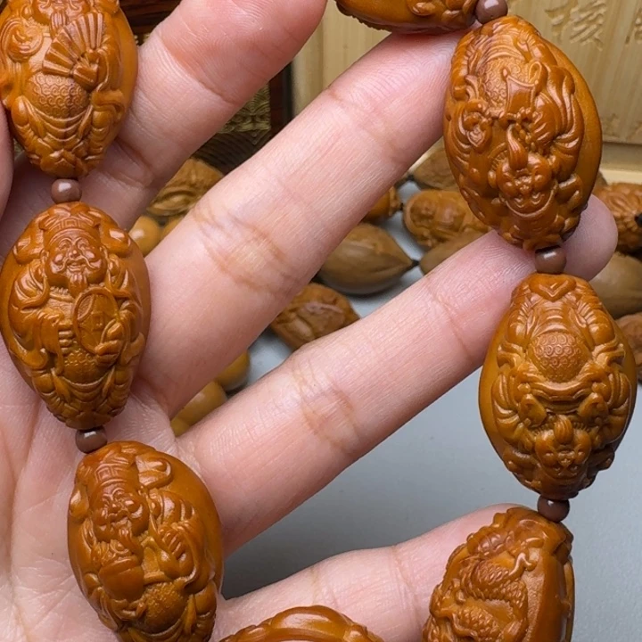 手串/手链橄榄核九龙财神